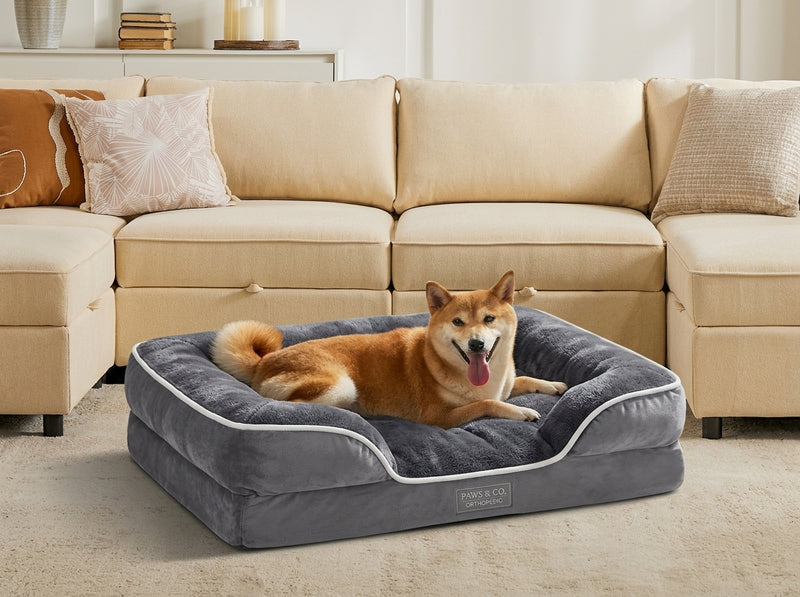 The "Zen" Orthopedic Lounger (Slate Grey)