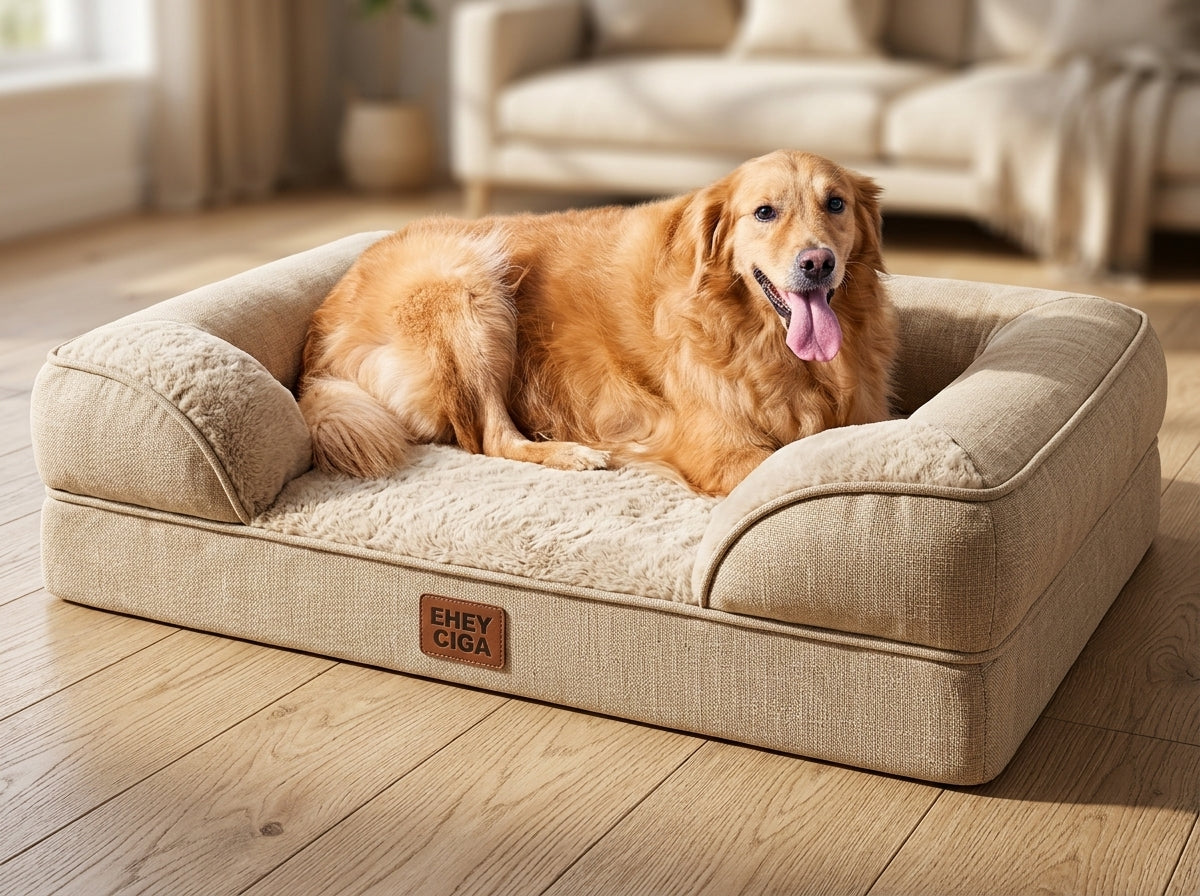 The "Zen" Orthopedic Lounger (Desert Sand)