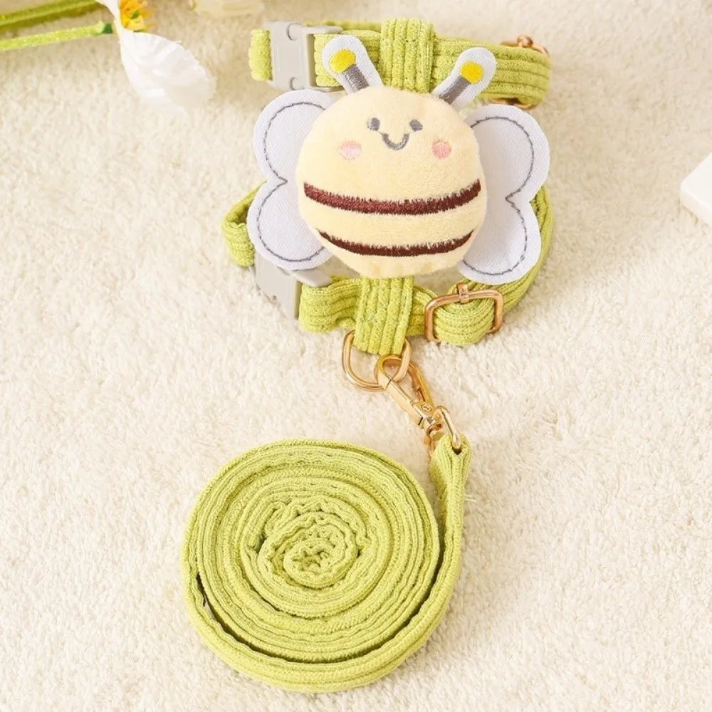 Cute Bumblebee Pet Harness & Leash Set