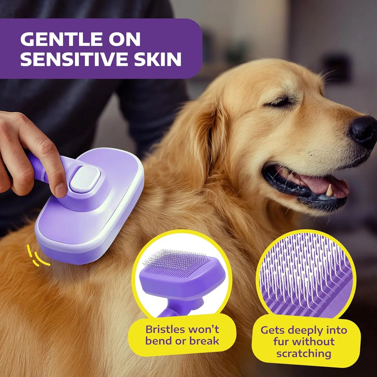 Pure-Coat Self-Cleaning Slicker
