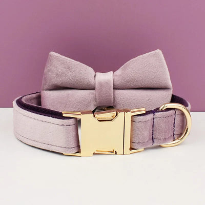 The Artisan Velvet Custom Collar (Royal Plum)