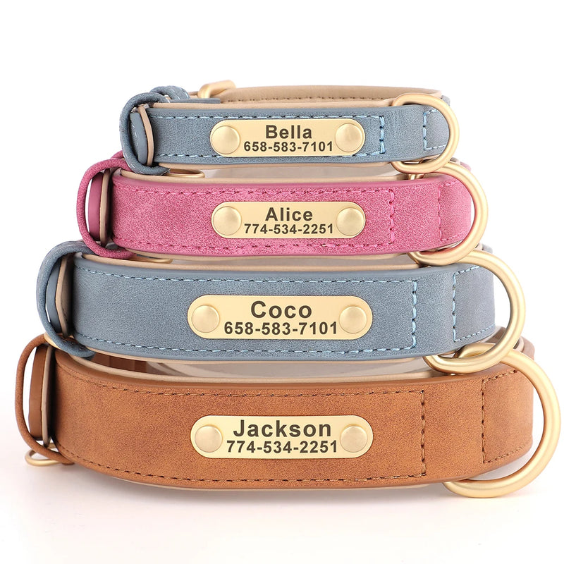 The Classic Engraved Leather Collar