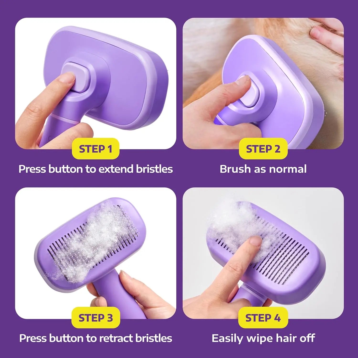Pure-Coat Self-Cleaning Slicker