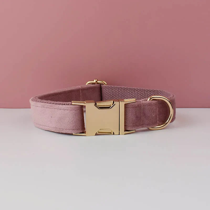 The Artisan Velvet Custom Collar (Fuchsia)