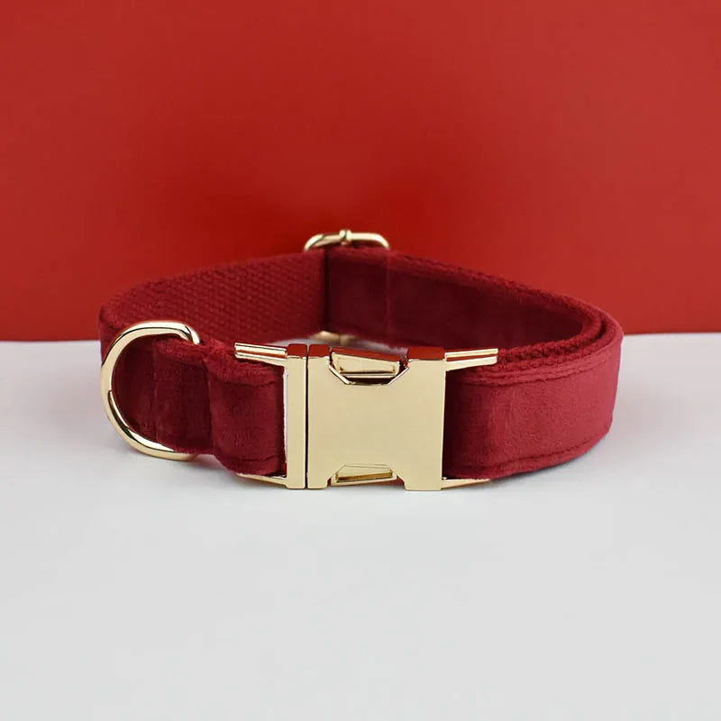 The Artisan Velvet Custom Collar (Royal Plum)