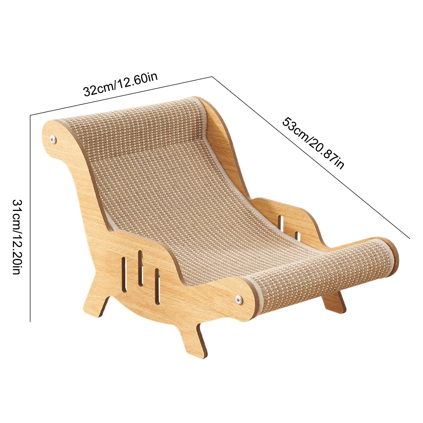 Oval Artisan Scratcher Lounge