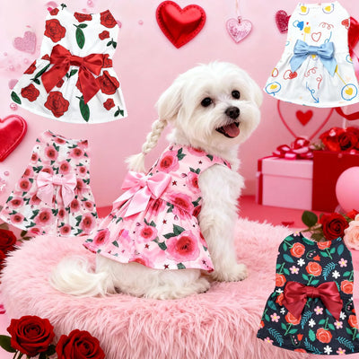 The Valentine Rose Petal Party Dress