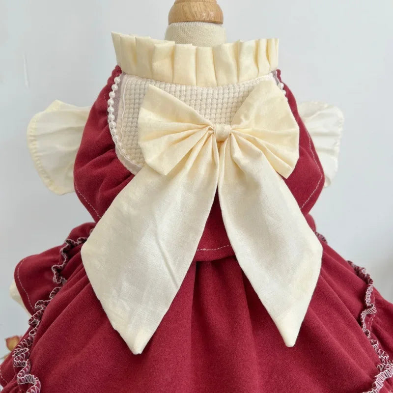 The Bordeaux Velvet Gala Gown