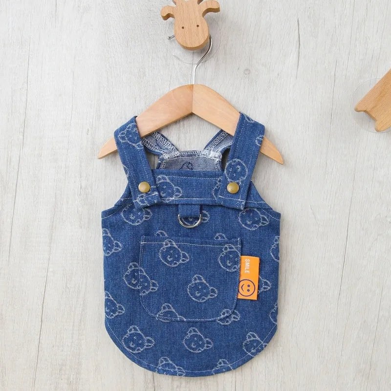 The Beverly Hills Denim Ruffle Dress