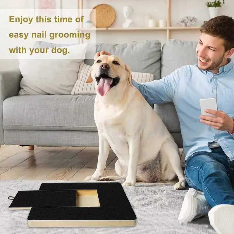 Scratch-Free Paw Filing Board