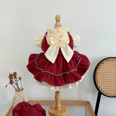 The Bordeaux Velvet Gala Gown