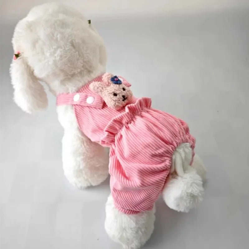 The Blossom Corduroy Overalls