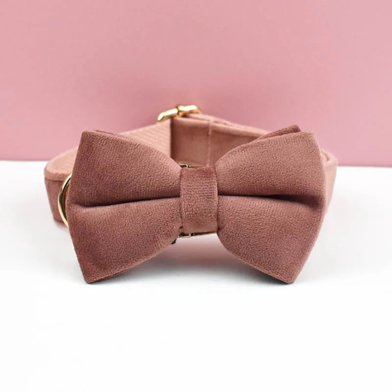 The Artisan Velvet Custom Collar (Fuchsia)